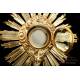 Antique Gilt Silver Monstrance. Complete. Paris, France, Circa 1820