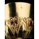 Antique Gilt Solid Silver Chalice with Cabochons. France, 19th Century