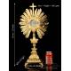 Gorgeous Antique Gilt Silver Monstrance. Paris, France, Circa 1820