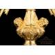 Gorgeous Antique Gilt Silver Monstrance. Paris, France, Circa 1820