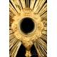 Gorgeous Antique Gilt Silver Monstrance. Paris, France, Circa 1820