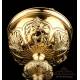 Antique Gilt Solid-Silver Ciborium. France, 19th century