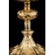 Antique Gilt Solid-Silver Ciborium. France, 19th Century