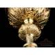 Antique Gilt Solid-Silver Ciborium. France, 19th Century