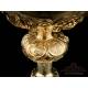 Antique Gilt Solid-Silver Ciborium. France, 19th Century