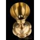 Antique Gilded Silver Chalice with Silver Medallions. France, 19th Century