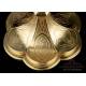 Antique Neo-Gothic Gilded Solid-Silver Chalice. Spain, Early 20th Century