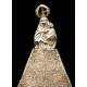 Antique Silver Virgin of the Pillar. Zaragoza, Spain, 19th Century