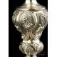 Wonderful Antique Solid-Silver Chalice. Museum Piece. France, 19th Century