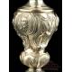 Wonderful Antique Solid-Silver Chalice. Museum Piece. France, 19th Century