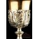 Wonderful Antique Solid-Silver Chalice. Museum Piece. France, 19th Century