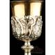 Wonderful Antique Solid-Silver Chalice. Museum Piece. France, 19th Century