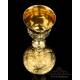 Antique Gilded Solid-Silver Chalice. Extraordinary. France, 19th Century