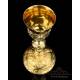 Antique Gilded Solid-Silver Chalice. Extraordinary. France, 19th Century