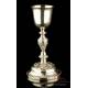 Antique Solid-Silver Chalice and Paten. France, Circa 1900