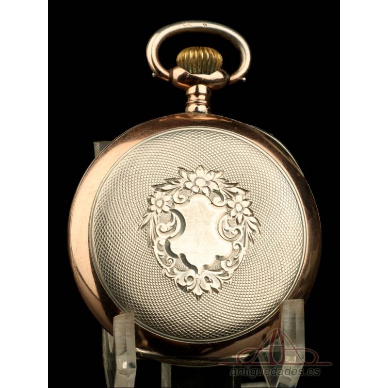 Antique Omega Solid-Silver Pocket Watch. Germany, Circa 1900