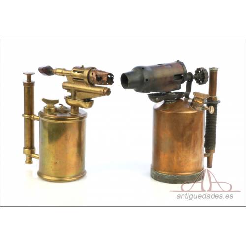 Couple of Antique Petrol Torches. Sweden, Early 20th Century