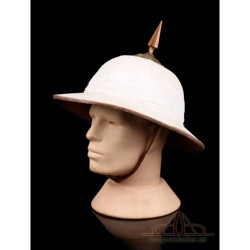 Antiguo Casco Colonial Británico BowBilt. Inglaterra, Circa 1930