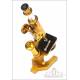 Antique R & J Beck Compound Microscope. England, Circa 1890