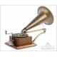 Antique Berliner New Style Gramophone-Phonograph. France, 1902-1905
