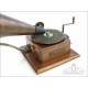 Antique Berliner New Style Gramophone-Phonograph. France, 1902-1905