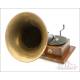 Antique Berliner New Style Gramophone-Phonograph. France, 1902-1905