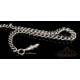 Antique Solid-Silver Pocket Watch Chain. England, Circa 1910