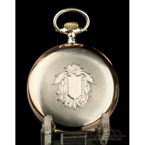 Beautiful Omega Solid-Silver Pocket Watch. Switzerland, Circa 1900