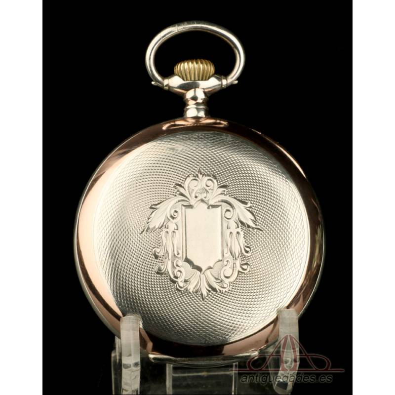 Beautiful Omega Solid-Silver Pocket Watch. Switzerland, Circa 1900