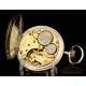 Beautiful Omega Solid-Silver Pocket Watch. Switzerland, Circa 1900