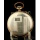 Antique Junghans Pocket Watch. Art-Deco Style. Germany, Circa 1920