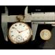 Precioso Reloj de Bolsillo Antiguo Junghans, de Estilo Art Déco. Alemania, Circa 1920