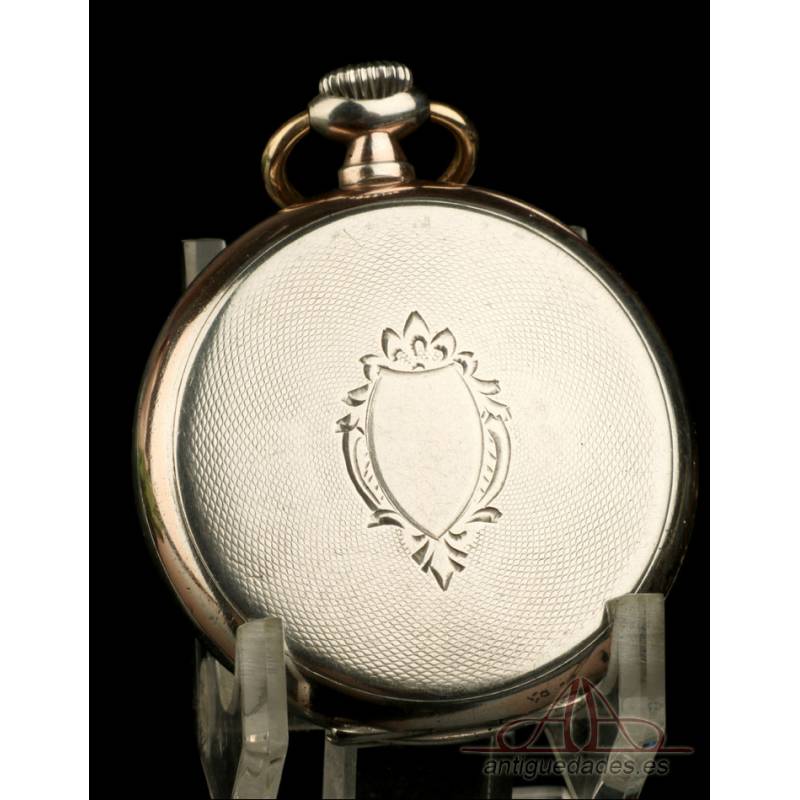 Fine Antique Solid-Silver Pocket Watch. Switzerland, Circa 1900