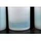 Set of 5 Antique Hand-Blown Opaline Glass Pharmacy Bottles. Spain, Circa 1940