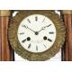 Antique French Portico Pendulum Clock. France, Circa 1900