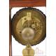 Antique French Portico Pendulum Clock. France, Circa 1900