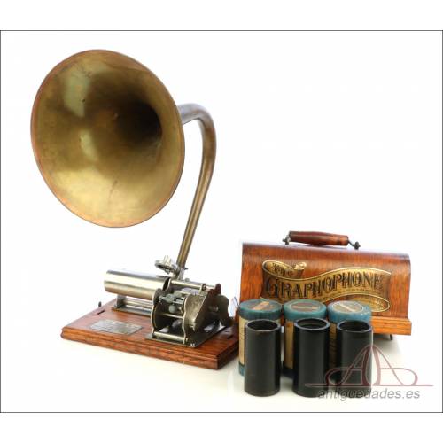Antique Columbia Phonograph Model B. USA, Circa 1900