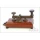 Antique Italian Telegraph-Morse Station. Italy, Circa 1900