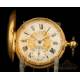 Antiguo Reloj de Bolsillo Ingles French Royal Exchange en Oro 18K. Inglaterra, 1842