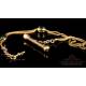 Antique Solid-Gold Albertina Pocket Watch Chain. Circa 1880