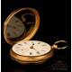 Extraordinario Reloj de Bolsillo Antiguo en Oro de 18K. William Bent. Londres, 1875