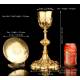 Antique Neogothic Gilded Silver Chalice. France, 19th Century