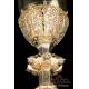 Antique Gold-Plated Silver Chalice. France, 19th Century