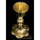 Antique Gold-Plated Silver Chalice. France, 19th Century