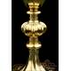 Antique Gold-Plated Silver Chalice. France, 19th Century