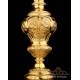 Extraordinary Antique Gilded Chalice and Paten. France, 19th Century