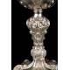 Huge Antique Solid-Silver Ciborium. 15 inches . Netherlands, 1897