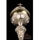 Huge Antique Solid-Silver Ciborium. 15 inches . Netherlands, 1897