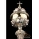 Huge Antique Solid-Silver Ciborium. 15 inches . Netherlands, 1897