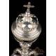 Huge Antique Solid-Silver Ciborium. 15 inches . Netherlands, 1897